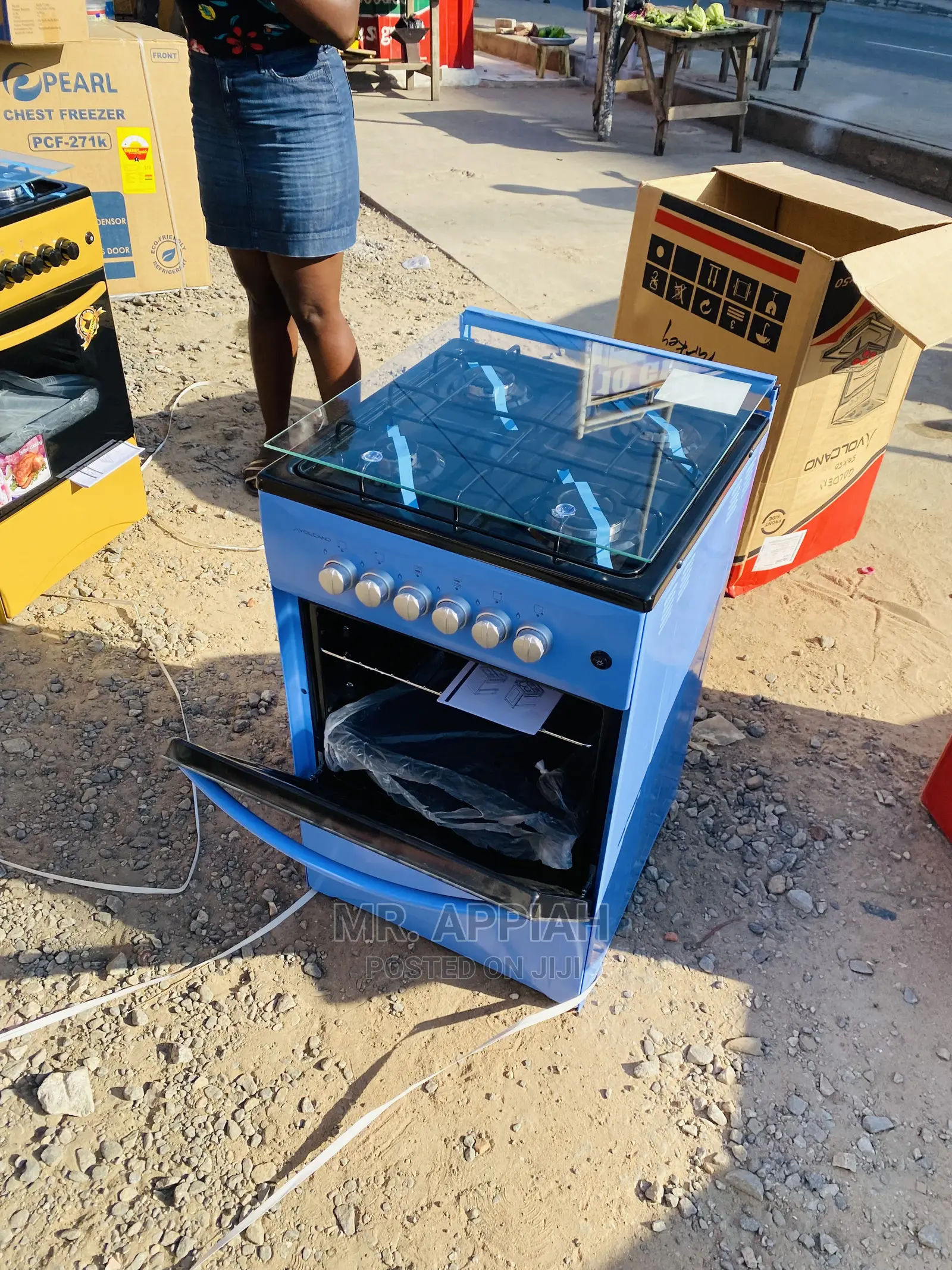 Extremely Fast 50*50 Volcano Gas Cooker + Oven N Grill