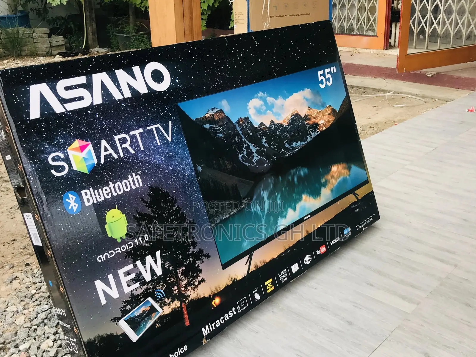  New 55 Inches Glossy Satellite UHD Digital Smart Asaon Tv