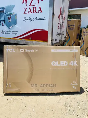 Fresh in Box  TCL 75 Qled Smart QLED Tv(75 Inch).