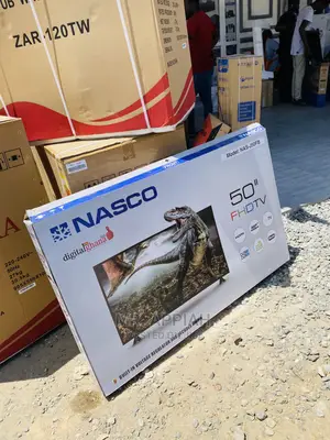 Elegant Nasco 50” Uhd Digital Satelite Tv(Black)Nas-J50fb.