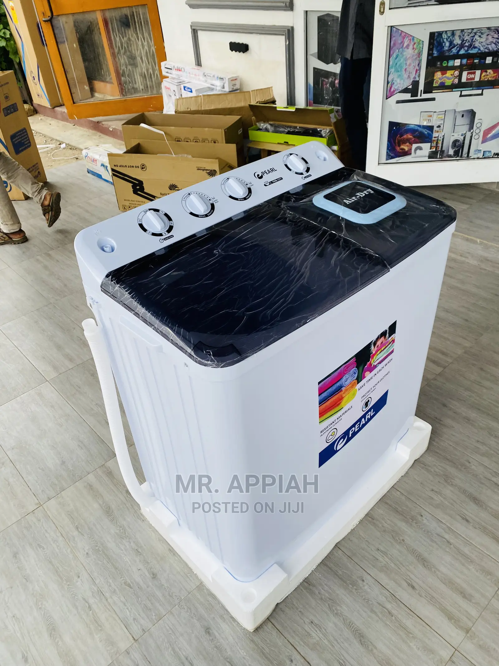 Budget-Friendly Pearl Top Load Washingmachine .White.