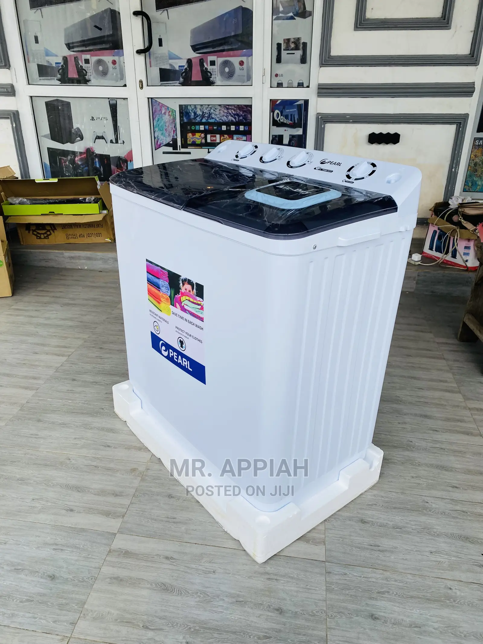 Eco-Friendly Pearl Spin Dry Washingmachine on Sale(12kg).