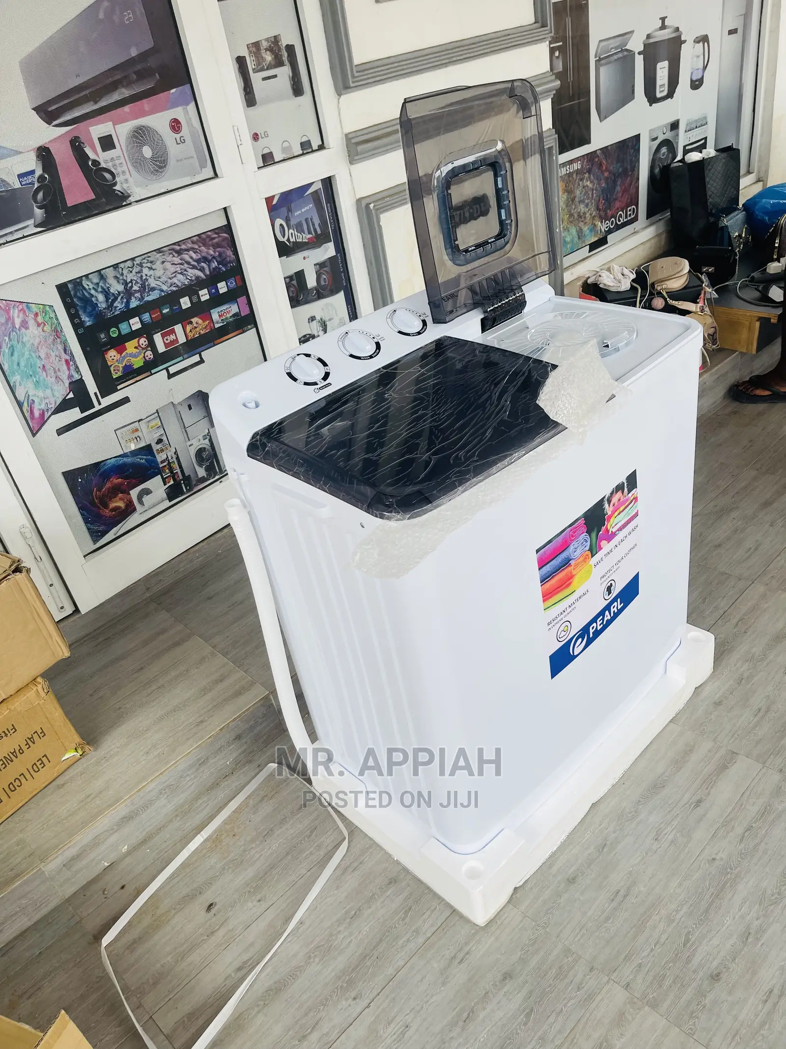 Get a Discount on Pearl 12kg Top Load Washingmachine,White.