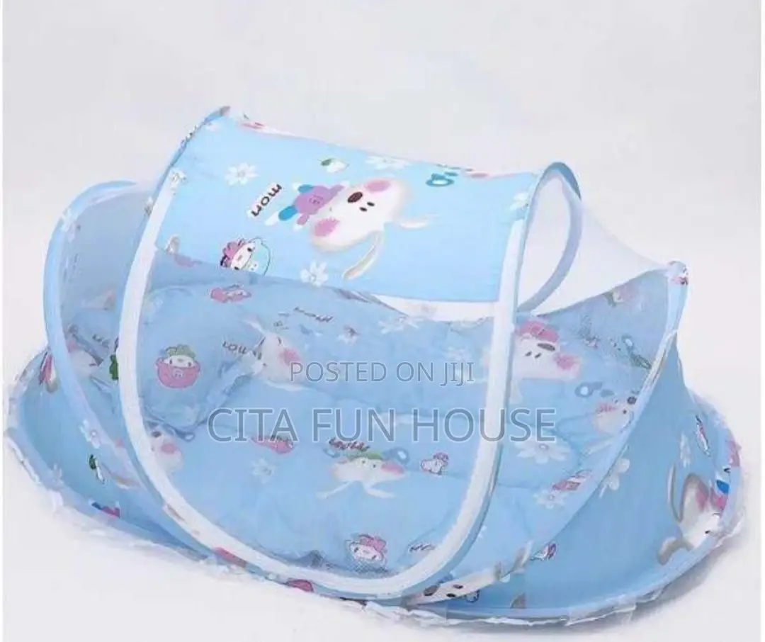 Foldable Baby Bed With Net and Music
