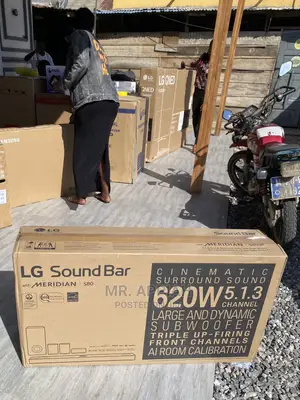 LG 5.1.3ch Soundbar Works Faster Saves Energy S80QR(Black)