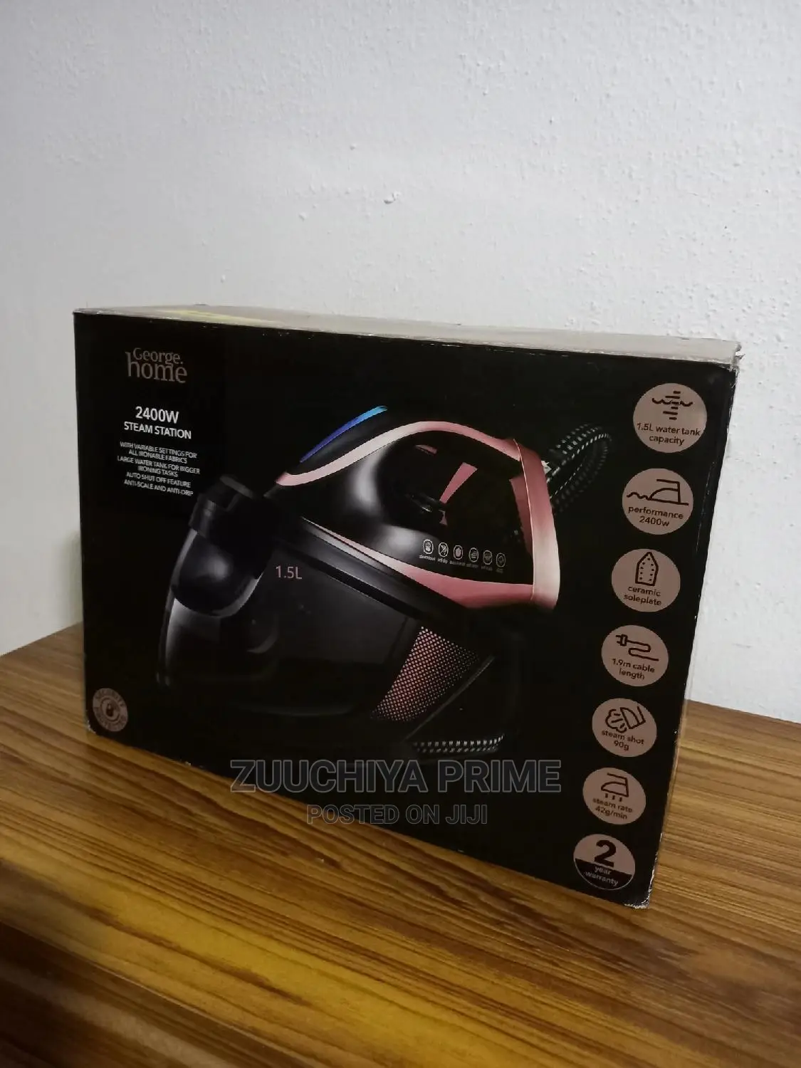 George Home 2400w Generator Steam Iron From Uk
