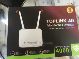Toplink 4G Super Fast Mobile Wi-Fi Router With Battery.