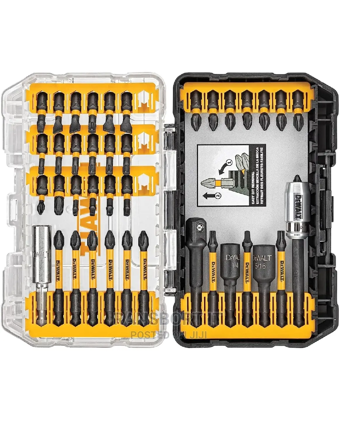 Dewalt Screw Driver Bit Set, Impact Ready, Flextorq, 40-Piece