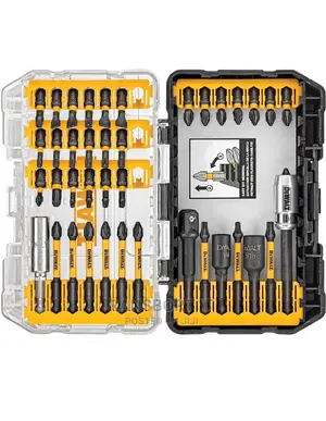 Dewalt Screw Driver Bit Set, Impact Ready, Flextorq, 40-Piece