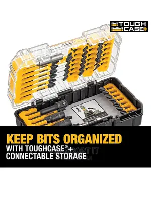 Dewalt Screw Driver Bit Set, Impact Ready, Flextorq, 40-Piece