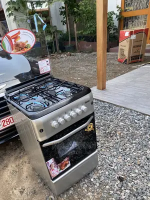 Newly in Stock Ferre 50x55 4 Gas Burner +Oven Grill(Gray)