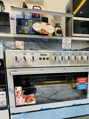 Free Standing Ferre 60x90cm 2 Electric Plate + 2 Gas Plate.