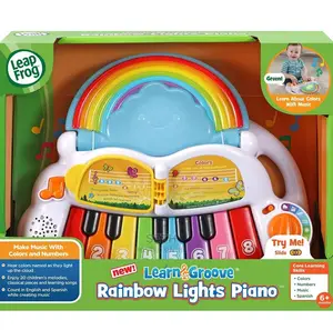 Children Kids Leapfrog Learn and Groove Rainbow Lights Piano