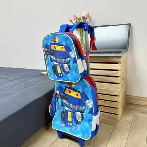2 in 1 Trolley Backpacks 14inches Plus a Small Bag