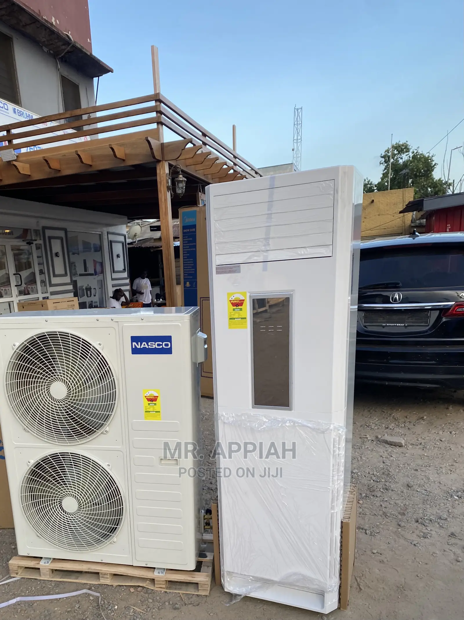 Get a Discount on Nasco 3.5HP Floor Standing Ac(R410)White.