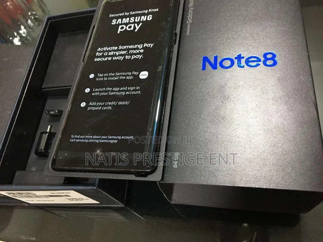 New Samsung Galaxy Note 8 128 GB Black