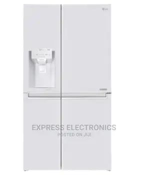 LG 601L Side by Side Refrigerator, Door-in-Doortmwhite