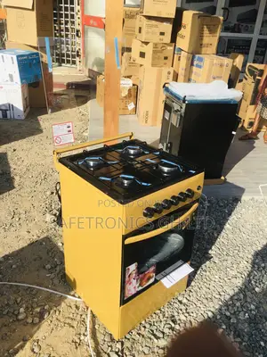 Gold Gas Cooker 50x50 4 Gas Oven Grill Volcano