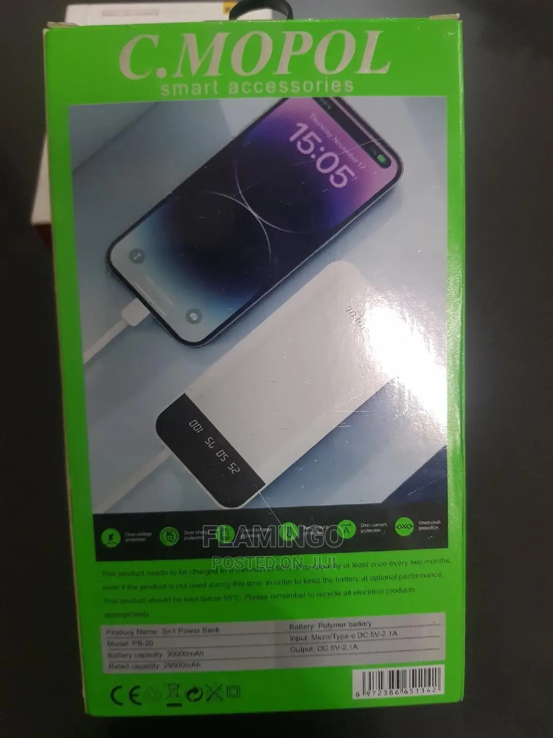 C MOPOL 30000mah Power Bank