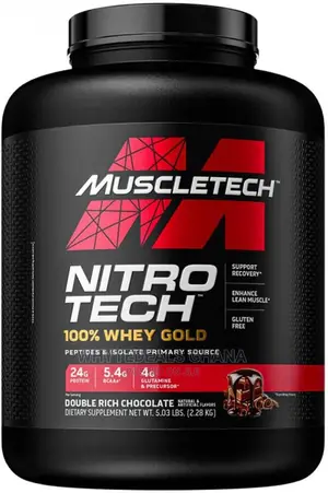 Nitrotech Whey Gold Protein Powder for Muscle GROWTH 5lbs