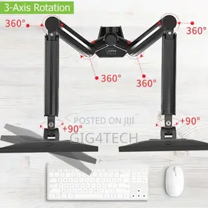 Kaloc Ds90-2 17-32 Inch Dual LCD Computer Monitor Mount