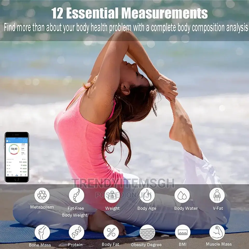 Bluetooth Smart Body Fat Scale