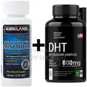 Baldness / Receding Hairline Pack ( Minoxidil DHT Blocker)