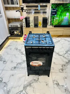 Cool  Price Chigo 4burner Gas Cooker Oven Black Stove