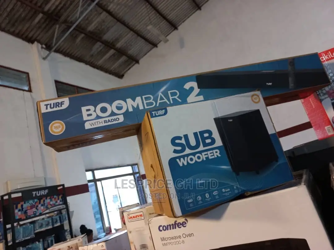Inbuilt Radio Turf Boom Bar Sound Bar With Woofer