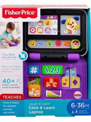 Children Kids Fisher-Price Click Learn Laptop