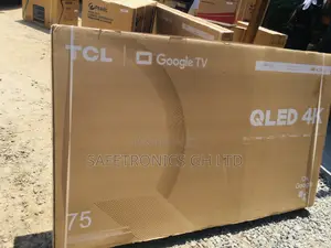 Smart Reliable 75 Inches Glossy TCL QLED Tv 