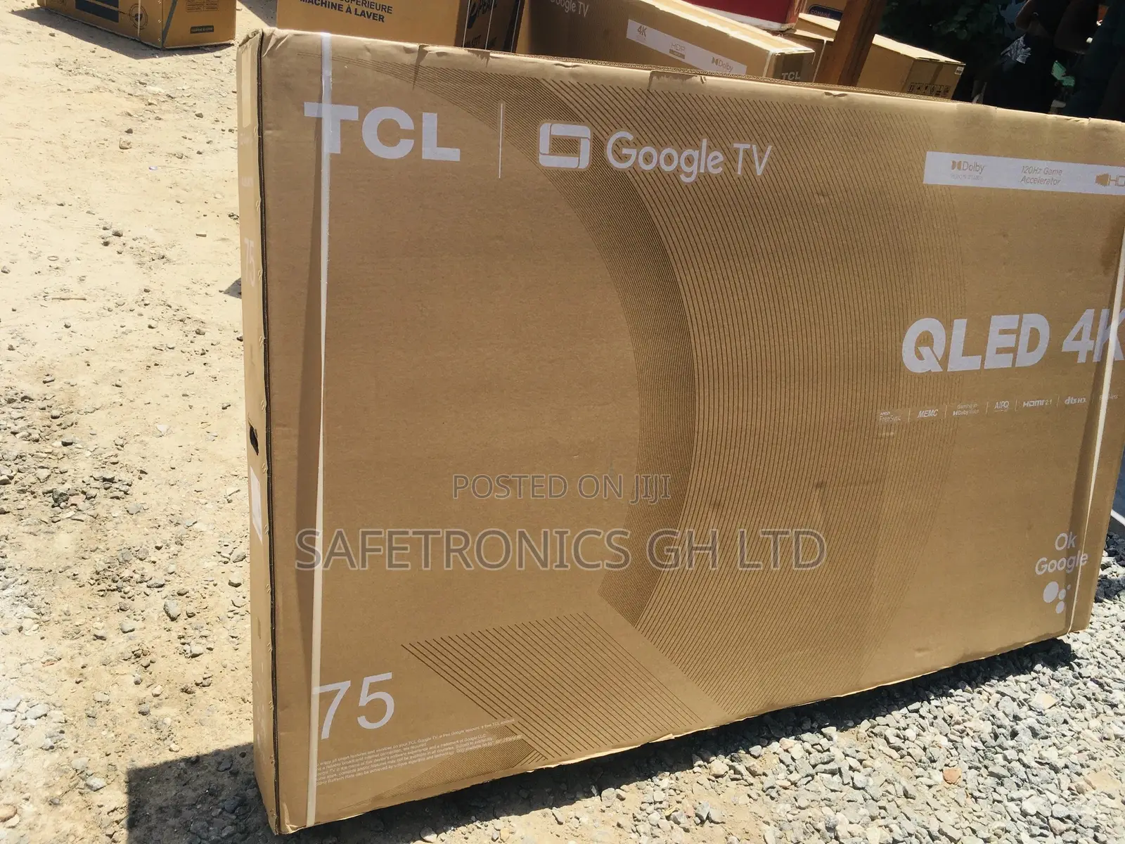 Smart Reliable 75 Inches Glossy TCL QLED Tv 