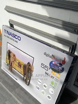 Get a Discount on Nasco 55inch Smart Digital Tv(Black) 