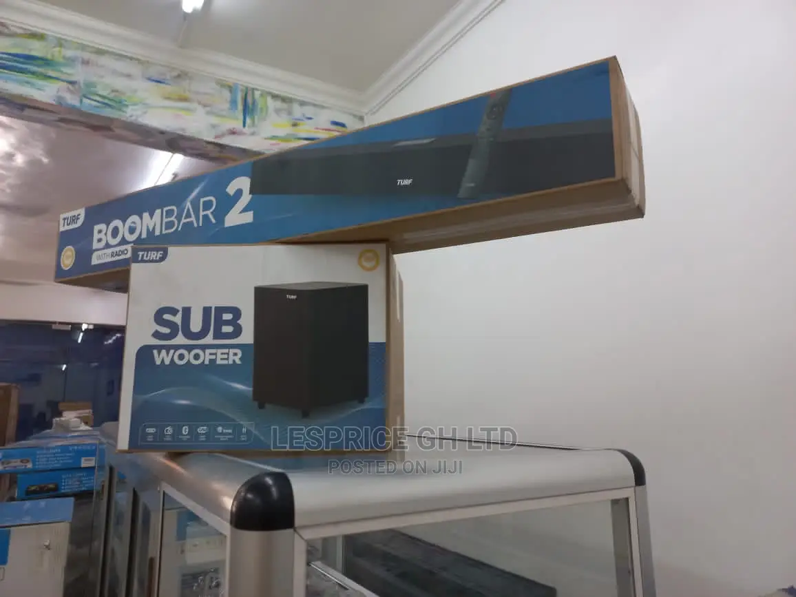 All New Turf Boom Sound Bar + Woofer