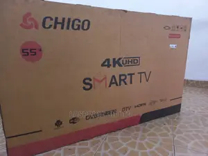 Chigo 55” Android UHD Tvcatch All Channels 