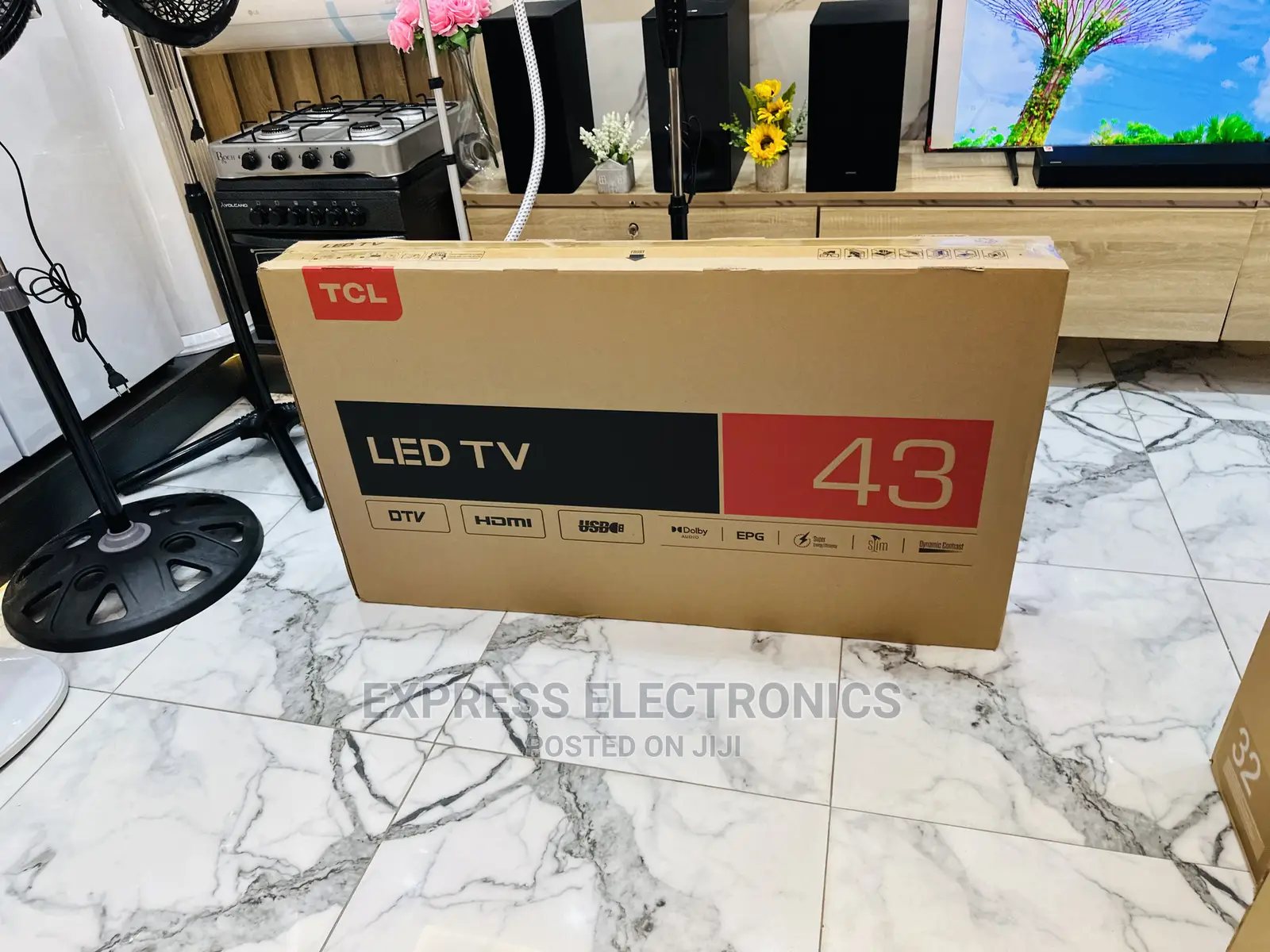 Screen  Slim Glossy FHD Digital Satellite 43D3200 TCL