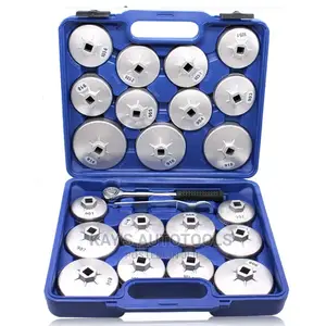 23pcs Set Car Oil Filter Cap Kit With Wrench