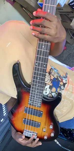 Ibanez 5 Strings Bass Guitar [Free Bag,Strap]
