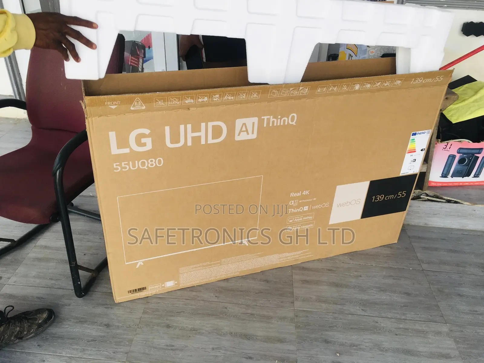 Perfect Design 55 Inches UQ80 LG UHD Smart Glossy LED Tv
