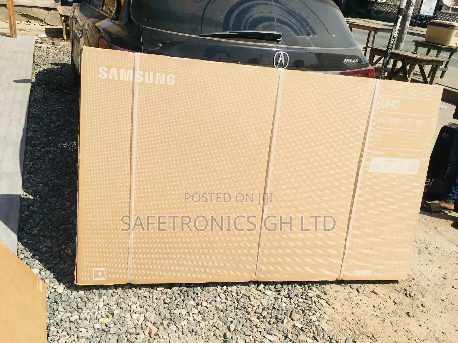 New 75 Inches Glossy Samsung Crystal Smart Au70 Tv