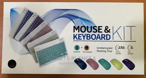 Bluetooth Rechargeable Mini Keyboard With Mouse Kit