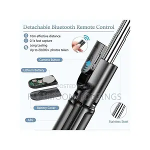 Bluetooth Selfie Stick + Fill Light +Shutter Remote