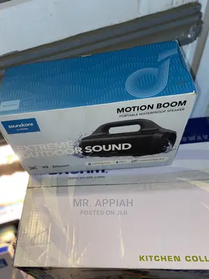 Budget-Friendly Sound Core Motion Boom  Bluetooth Speaker.