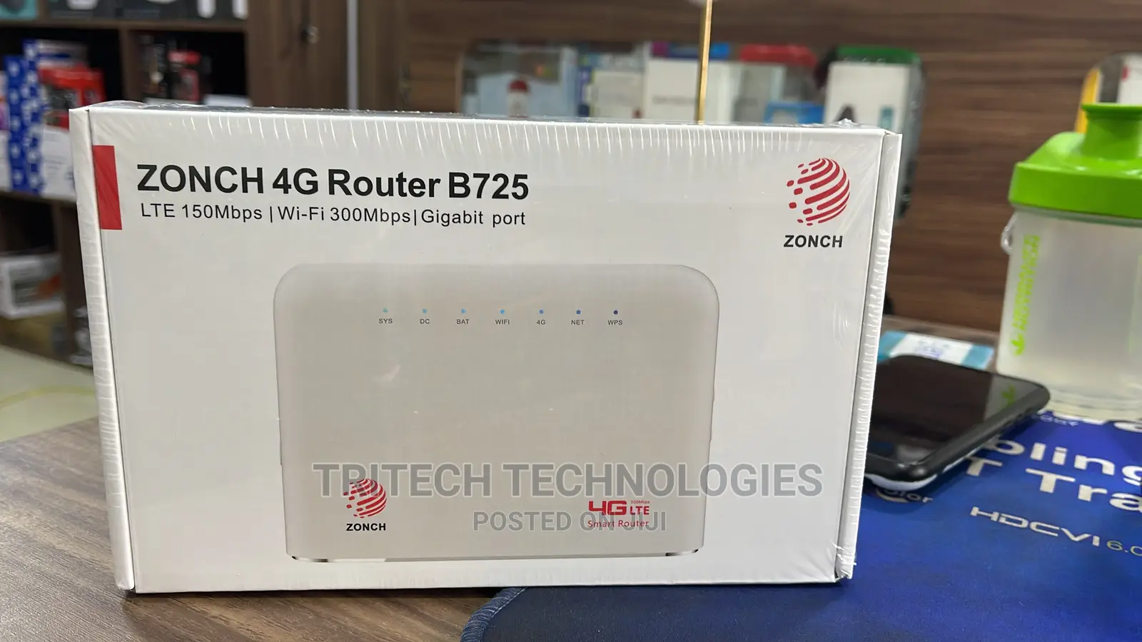 Zonch 4G Router B725 SIM Router With Backup Battery