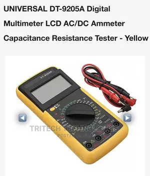 Universal Dt-9205a Digital Multimeter LCD Ac/Dc Ammeter