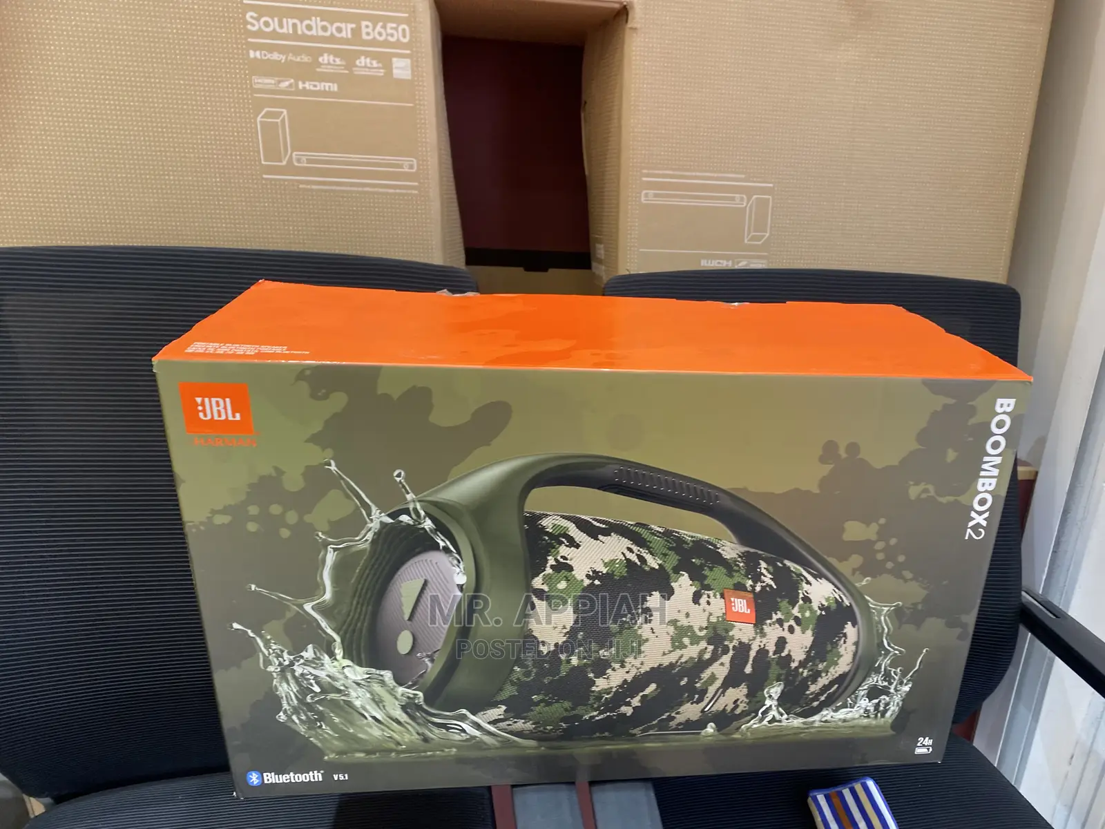 Unique Design Boombox 2 Bluetooth Speaker 🔊(JBL).💥