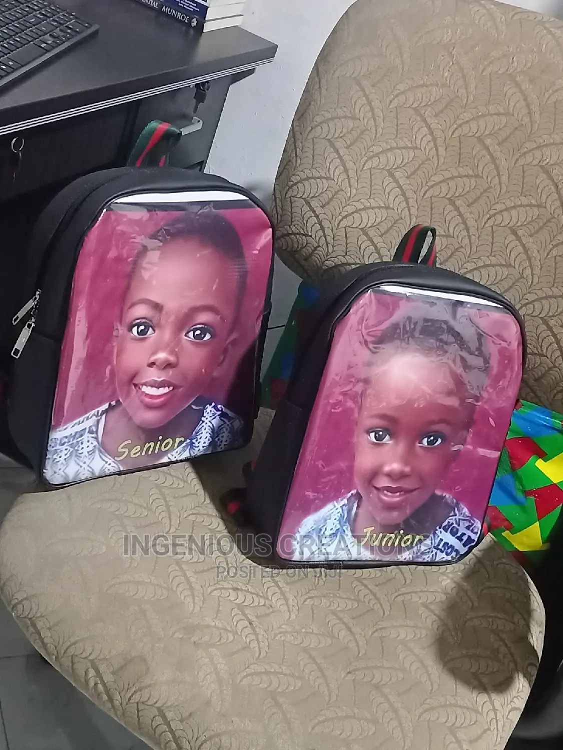 Picture Customised Kids School Bags.