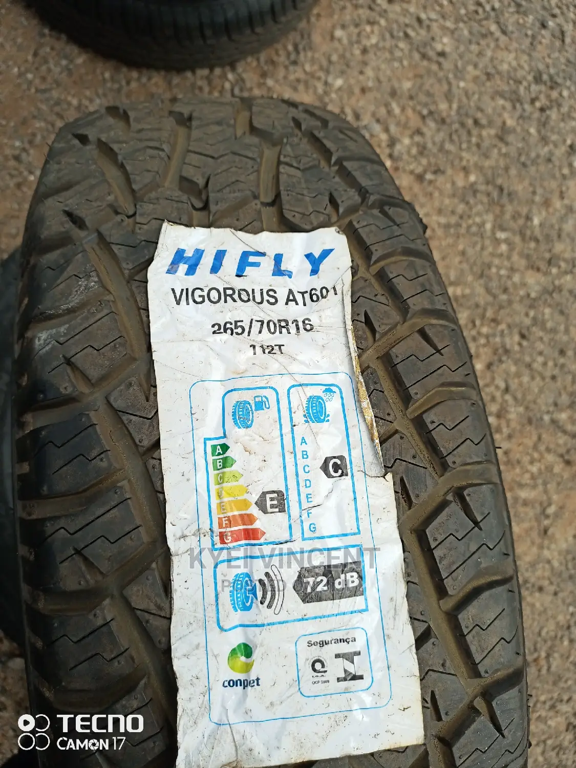 Original Hifly Tyre 265-70-16