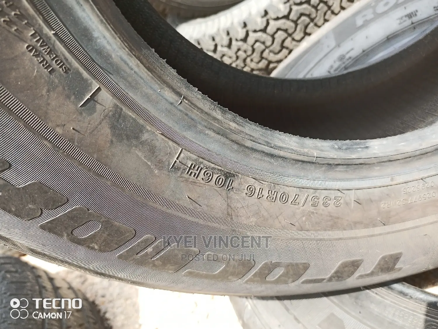 Original Hifly Tyre 265-70-16