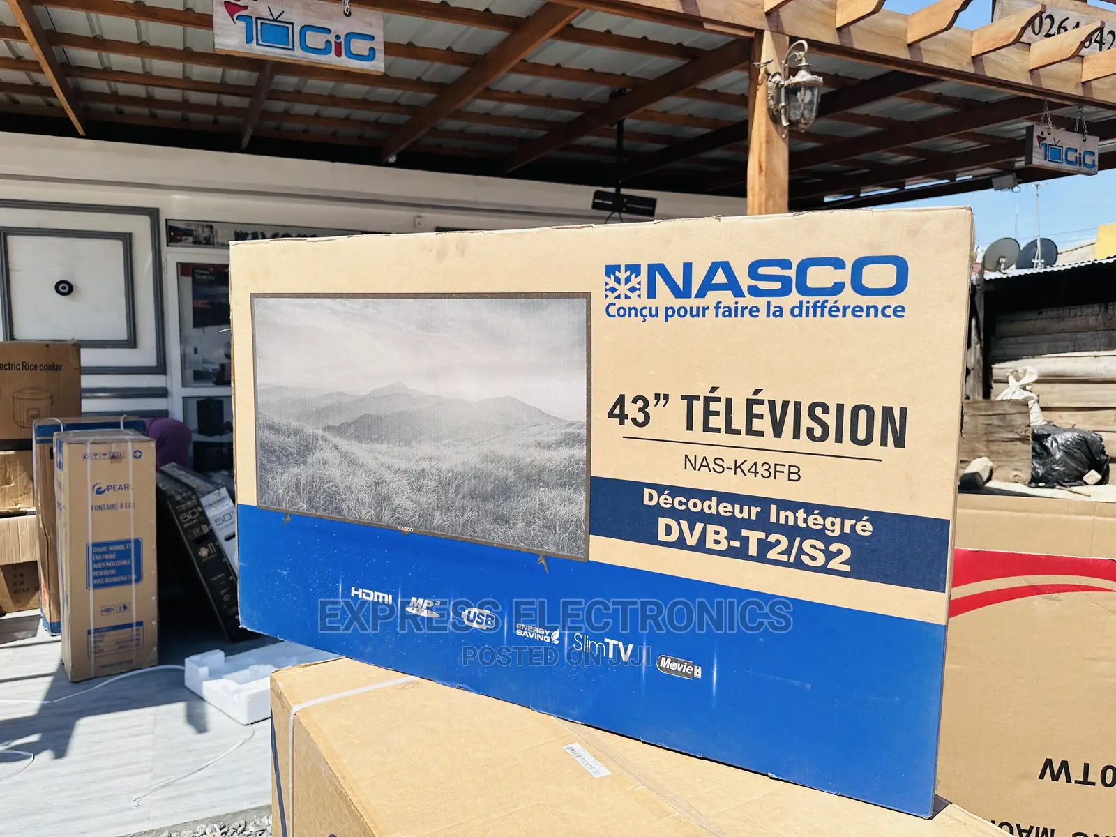 Lovely  Sleek Nasco 43”Satellite Digital Tv 